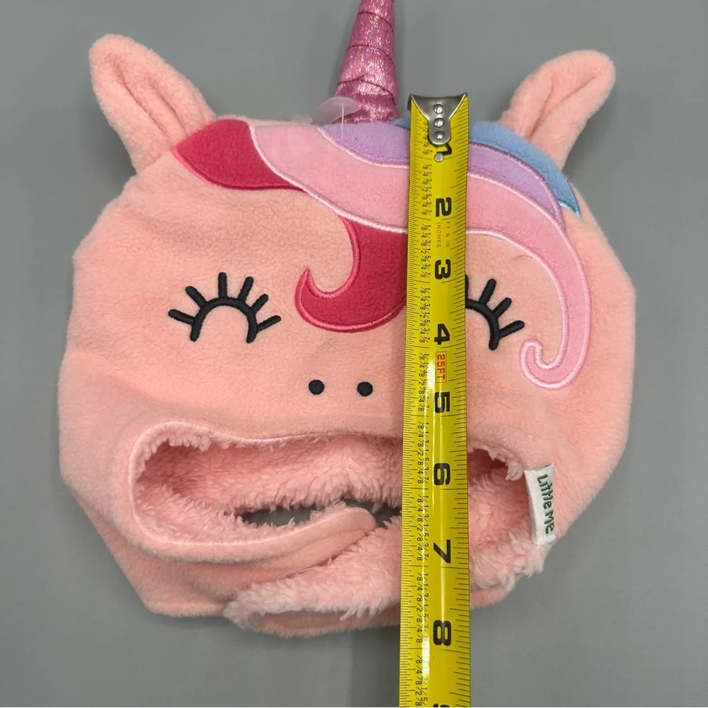 Little Me Kid Cozy Soft Beanie Winter Hat Unicorn Size 12M-24M Pink